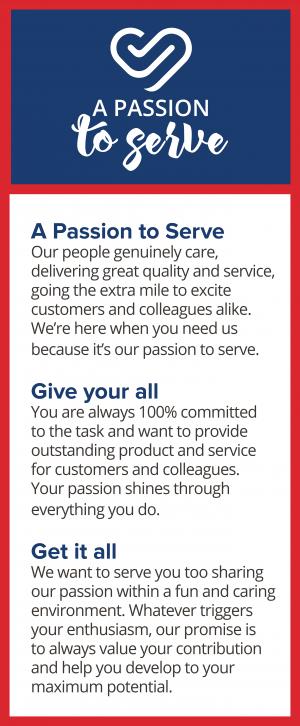 Passion to Serve Text